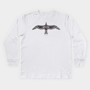 Nags Head, NC Summertime Vacationing Bird Flight Kids Long Sleeve T-Shirt